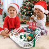 Lebowen Christmas Train Track Set -38 Piece Set DIY Assembling Track Battery Operated Home Party Decoration Suitable for Birthday Toy for Children Over 3 Years Old