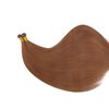 Full Shine 22 Inch Genius Weft Hair Extensions Hand Tied Weft Human Hair Copper Human Hair Weft Extension Remy Hair Copper Auburn #330 Silky Straight Remy Hair Weft Extensions Silky Hair 60G