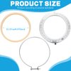 Therwen Pool Light Ring Replacement Pool Light Gasket Stainless Steel Face Ring Assembly Replacement for Swimming Pool LED Light, 8.4 Inch