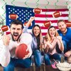 Gersoniel 15 Sets Football Party Decorations Football Hanging Swirls 2024 Football Birthday Decorations Game Day Sports Theme Party Supplies Indoor Outdoor Decor