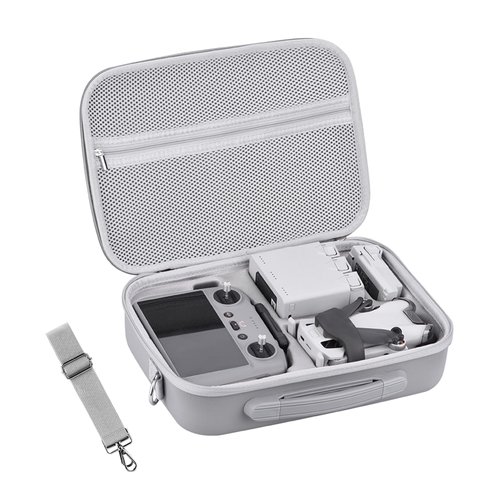 Flymile Carrying Case for DJI Mini 4 Pro RC 2 Case,PU Leather Shoulder bag,Storage Case for DJI Mini 4 Pro Fly More Combo Accessories