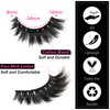 SYlashes False Eyelashes 16mm Faux Mink Lashes Fluffy Cat Eye Lashes Soft Luxury Volume Fake Lashes 10 Pairs