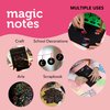 Incraftables Rainbow Scratch Paper Set. Magic Notes Kit with 30pcs Scratch Art Paper, 5pcs Wooden Stylus & 4pcs Drawing Stencils. Black Scratch Off Paper for Kids. Best Scratch Pad for Drawing & Craft