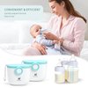 Termichy Baby Formula Dispenser, Portable Milk Powder Dispenser Container with Carry Handle and Scoop for Travel Outdoor Activities with Baby Infant, 8.8OZ, 0.55LB, 250g (Baby Blue)