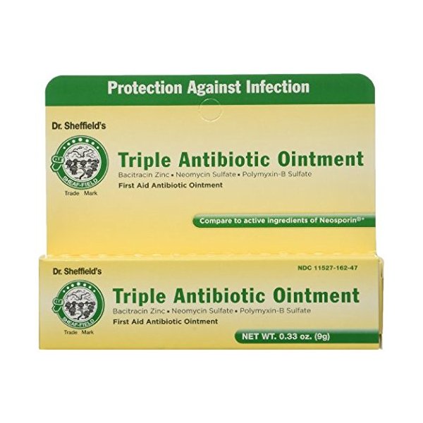 Dr. Sheffield's Triple Antibiotic Ointment .33 Ounce Tube (6 Pack)