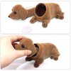 Mary Paxton Bobble Head Dachshund,Car Decoration Nodding Dog Ornaments High Emulation Creative Dog Dashboard Crafts Dog Lover Gift for Car Vehicle Desk Tabletop Office Decor Baby Kids Toy (Dachshund)