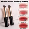 2pcs Reusable Silicone Nail Art Brushes Acrylic Nail Brush Silicone Nail Brushes For Nail Art Lipstick Concealer Blush Brush Makeup Brushes Nail Glitter Powder Gradual Nail Design Brushes Nail Tools