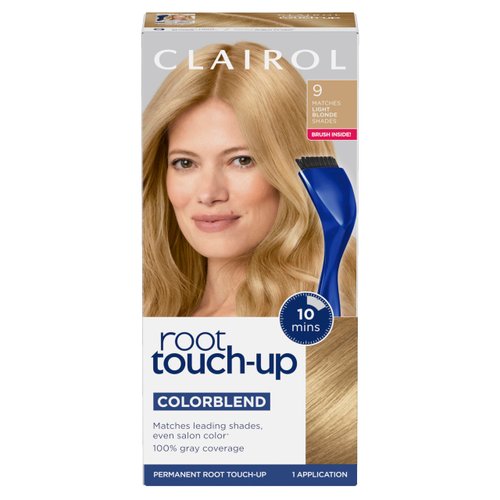 Clairol Root Touch-Up by Nice&#39;n Easy Permanent Hair Dye, 9 Light Blonde Hair Color, Pack of 1