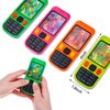 Gejoy 10 Pieces Cellphone Water Ring Game Colorful Handheld Phone Game Water Ring Toss Handheld Game Fun Gifts Valentine's Day Goodie Bags Party Favors for Teenager Birthday Contest Prize, 4 Inches