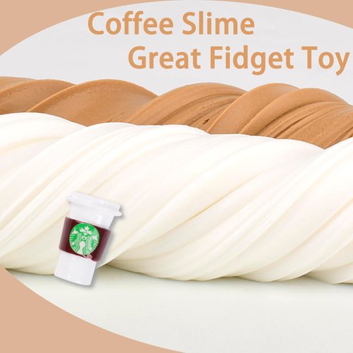 Dual Color Cake Butter Slime Kit, Party Favors Slime for Girls Boys, Scented Stretchy Soft & Non-Sticky Sludge Toy, Slime Putty Toys for Kids 8 OZ