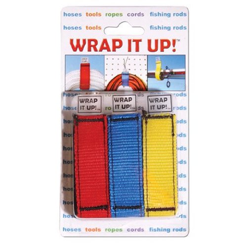 AIRHEAD Wrap It Up, Set of 3 Cord Organizers, Assorted Colors