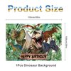 Gadeja 43Pcs Dinosaur Birthday Party Decoration, Dinosaur Birthday Party Supplies, Includes Balloons, Happy Birthday Banner, Cake Topper, Background, For Boy/Girl Birthday Decoration
