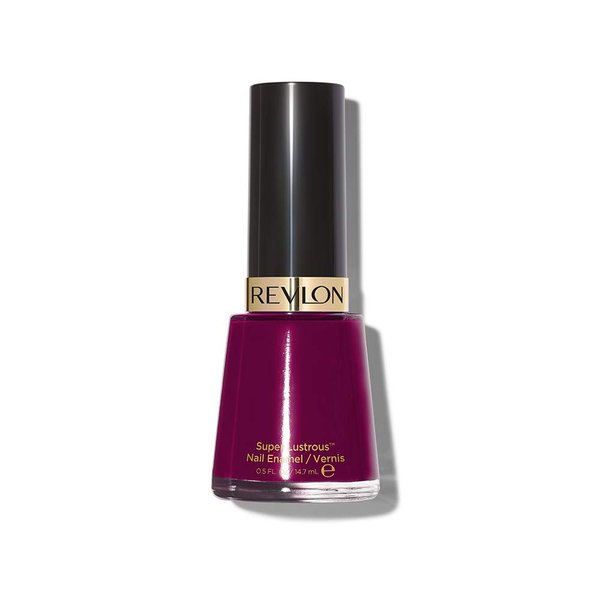 Revlon Nail Enamel, Chip Resistant Nail Polish, Glossy Shine Finish, in Plum/Berry, 274 Passionate, 0.5 oz