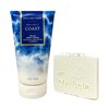 Bath & Body Works Sea Salt Coast Body Scrub with a Natural Oats Sample Soap - Full Size