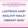 Nature's Bounty Hair Skin and Nails Vitamins with Biotin & Vitamin C Optimal Solutions, Hair Skin and Nails Gummies - Strawberry Flavored, 80 Gummies (3 Pack ) 80 Count