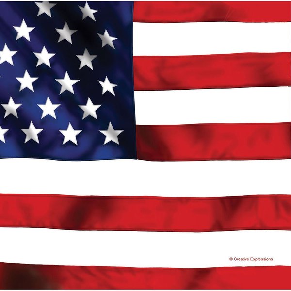 US Pride Patriotic 3-Ply Beverage Napkins 16 Per Pack