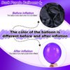 HILAVO Purple Blue Black Green Balloon Garland Kit Video Game Party Balloons Arch with Metallic Purple Latex Helium Balloon for Boys Gamer Theme Night Birthday Baby Shower Party Decorations Supplies