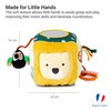 Little Big Friends Soft Activity Cube | Developmental Toy| Encourages Hand-Eye Coordination and Motor Skills | Jungle