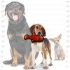 TUFFY - World's Tuffest Soft Dog Toy - Ocean Junior Fish - Red - Squeakers - Multiple Layers. Made Durable, Strong & Tough. Interactive Play (Tug, Toss & Fetch).Machine Washable & Floats