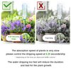 Deaname Plant Watering Devices Self Spike Planter Drip, Vacation Watering System for Indoor and Outdoor Pots, 10 PCS Set