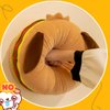 JPORSHU Hamburger French Fries Plush Pillow，Food Plush Stuffed Pillow，Soft Sofa Cushion Plushie Toy，Cartoon Toy Pillow Gifts for Kids