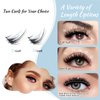 Lash Clusters 84 Pcs Cluster Lashes Eyelash Clusters DIY Cluster Eyelash Extensions Individual Lashes Thin Band & Soft (Frost,C-8-16mix)