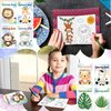 Jutom 24 Pcs Safari Jungle Animals Party Favors Coloring Books Bulk for Kids Adults Gifts Mini DIY Art Drawing Book for Home School Classroom Activity Jungle Party Supplies