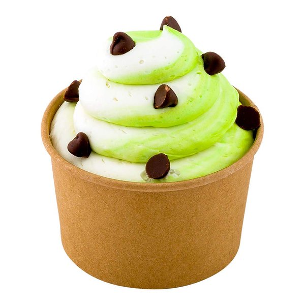 Restaurantware Disposable Kraft 3 oz Ice Cream Cups - Small Hot & Cold To Go Cups - Recyclable Paper Gelato Cup - Lids Sold Separately - 50ct Box - Coppetta