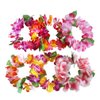 BPNHNA 6PCS Hawaiian Wreaths Headband Tropical Luau Flower Headpiece Leis, Thicker Floral Crown for Summer Beach Pool Party Decorations Favors Supplies