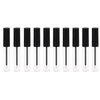 BesYouSel10PCS 10ml Clear Plastic Eyeliner Bottle Container Empty Refillable Disposable Eyeliner Brush Applicator Eyeliner Lash Rapid Growth Container for DIY Eyelash Growth Oil,Eye Gloss Liquid