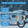 Cytheyia RV Winterizing Kit Sprinkler Blowout Adapter, Antifreeze Sprinkler System Air Compressor Kit Male & Female Quick Connect Blow Out Fitting Plug, RV Motorhome Boat Camper Travel Trailer