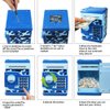 Cargooy Mini ATM Piggy Bank ATM Machine Best Gift for Kids,Electronic Code Piggy Bank Money Counter Safe Box Coin Bank for Boys Girls Password Lock Case (Camouflage Blue)