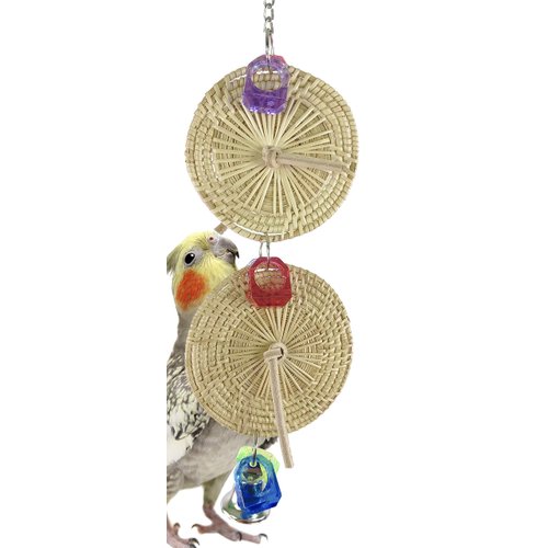 Bonka Bird Toys 1143 OhOh Cage Toys Cages Chew Shredder Parrot Conure Cockatiel Quality Product Hand Made in The USA