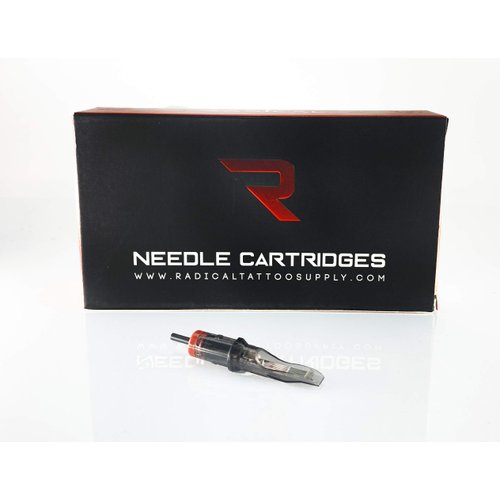 RADICAL Disposable Cartridge Tattoo Needles Round Shader with Membrane 20pcs (9 Rounder Shader)