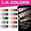 L.A. COLORS 5 Color Matte Eyeshadow Palette, Purple Cashmere CEM473