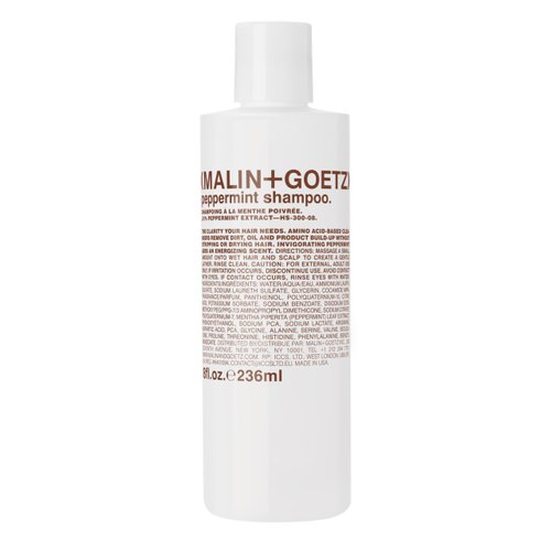 Malin + Goetz Peppermint Shampoo, 8 Fl. Oz. - Men & Women Clarifying Shampoo, Natural Hair Shampoo to Cleanse & Hydrate, Scalp Shampoo Treatment for All Hair Types, Vegan & Cruelty-Free