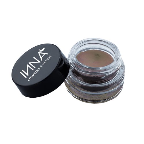 Inna Cosmetics & Nature -Brow Fix Gel, Vegan, Mineral, Gluten-free and Paraben-free, oil-free, cruelty-free, Made in Canada , 7 g, + facial toner (Black) (All in One)