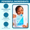 Patchology Hydrating Face Mask with Hyaluronic Acid - Fast Acting Skincare Treatment, Moisturizing Sheet Masks for Men & Women with Skin Hydration Boost that moisturizes and softens face - 2 Count