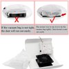 10 Pieces White Non-Woven Nail Art Dust Suction Collector Nail Suction Dust Collector Pouches Replacement Bag for Nail Art Equipment