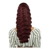 Mane Concept Human Hair Blend Ponytail Brown Sugar Wrap N Tie BSWNT07 Crimp Wave Wnt 22" (1B)