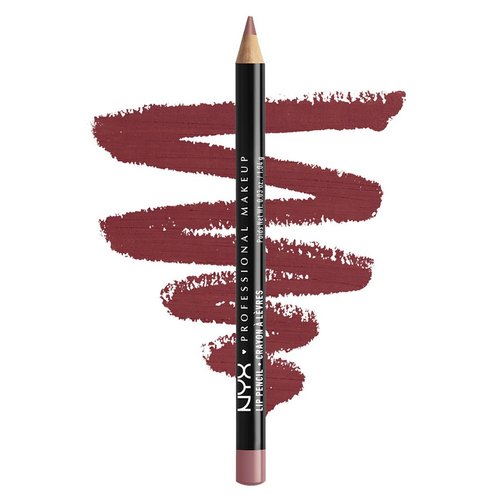 NYX Nyx slim lip liner pencil -color burgundy - slp 803