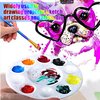 22pcs Paint Palettes, Plastic Paint Tray Palette, Paint Pallet for Adults & Kids, for Painting or DIY Craft Class, White