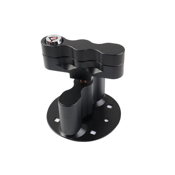 AFEISOL Pack Mount with Keys Locking Fit for RX-PM Pack Mount Rotopax Mounting Kit Compatible with Gasoline Pack & Water Pack Mount Lock,Black