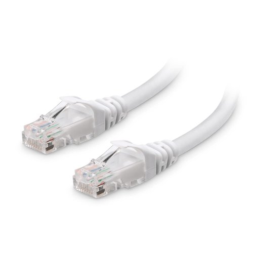 Cable Matters 10Gbps Snagless Long Cat 6 Ethernet Cable 50 ft (Cat 6 Cable, Cat6 Cable, Internet Cable, Network Cable) in White