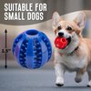 Petite Paws Fillable Treat Ball for Dogs to Keep Them Busy for Hours, 1.5" Puppy Puzzle Balls for Teething Dogs, Dog Crate Mind Stimulating Games for Puppy Boredom, Small Toy Breeds - 6 Pack