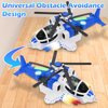 Sognotoy Helicopter Toy for Toddlers,Airplane Helicopter Toy for Kids,Birthday Gifts Propeller Helicopter with Voice&Light Function,360??Freedom&Automatic Obstacle Avoidance Airplane Toy for Kids 3+