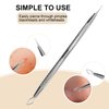 2-in-1 Pimple Extractor Removal Tools - Professional Blackhead Remover Popper Tools - Acne Comedone Tool for Face Nose [2 Pack]