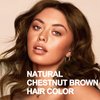 Hair Dye Shampoo 3 in 1, Chestnut Brown Hair Dye 16.9 FL Oz, Chestnut Brown Hair Shampoo, Semi-Permanent Hair Dye Shampoo, Easy To Use, Lasts 30 Days Hair Color Shampoo (Chestnut Brown)