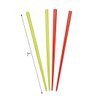 2 Sets of Wooden Hair Sticks Chopsticks - Green & Red