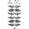 Tattoos 2 Sheets Angel Wings Cartoon Tattoo Art Fashion Temporary Tattoos Body Art Stickers Fake Waterproof Removable Stickers Party for Teens Men Women (08)